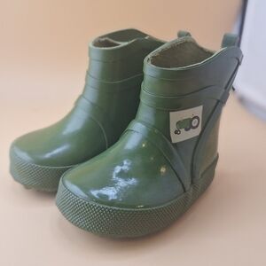 Gymboree Green Tractor Rain Boots